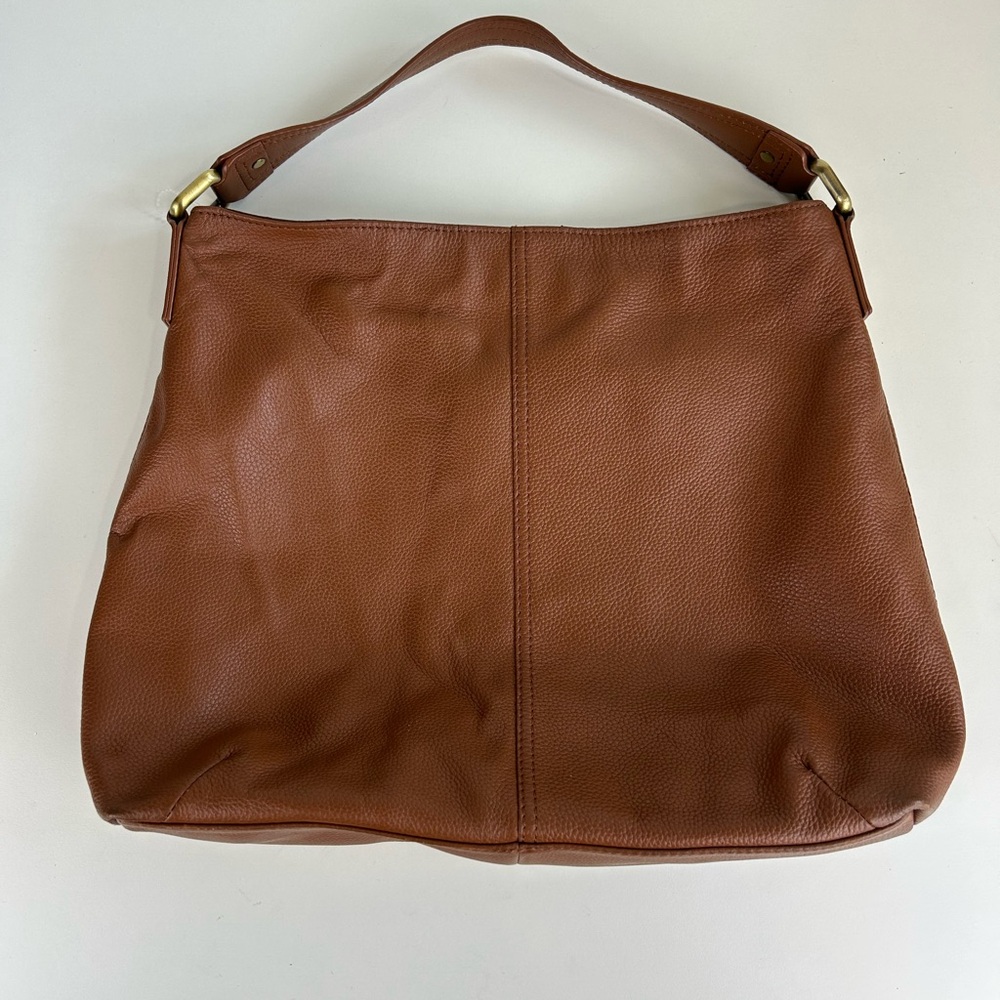 KOOBA SOFT SLOUCHY TAN PEBBLE LEATHER HOBO OVERSIZED SHOULDER PURSE BAG - Picture 3 of 13